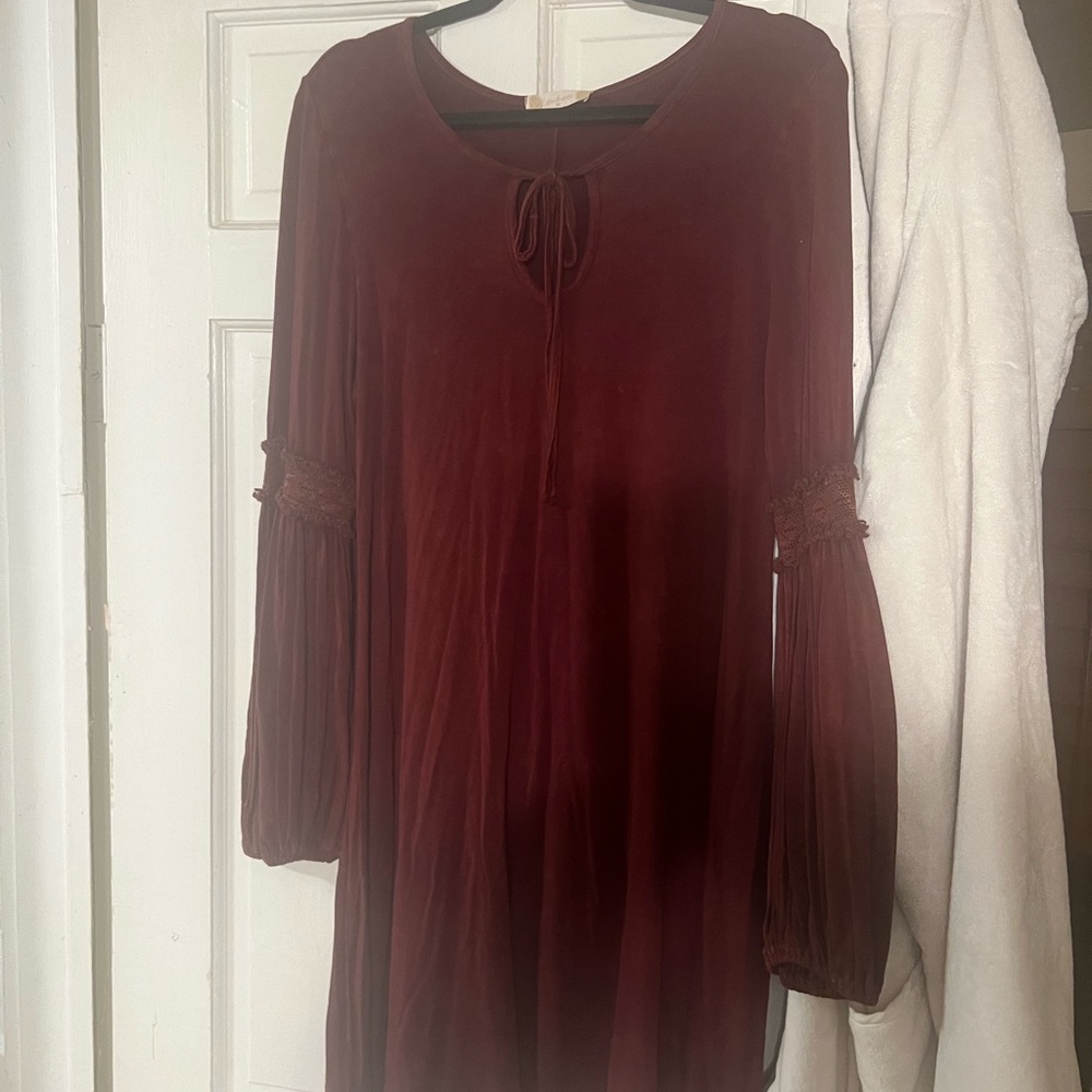 Altar’d State Dress Wine color